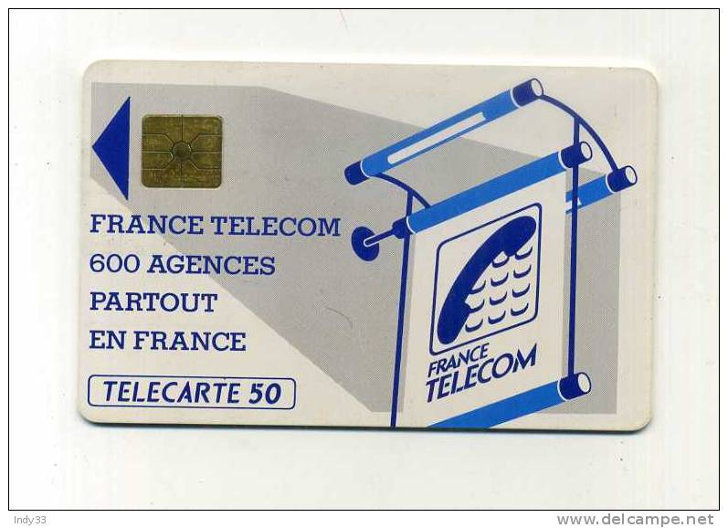 - FRANCE TELECARTE - 600 Agences