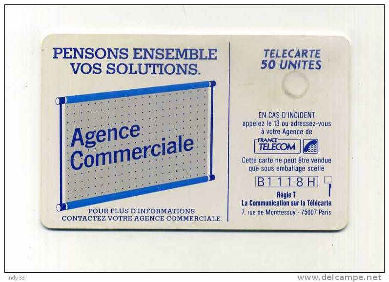 - FRANCE TELECARTE - 600 Agences