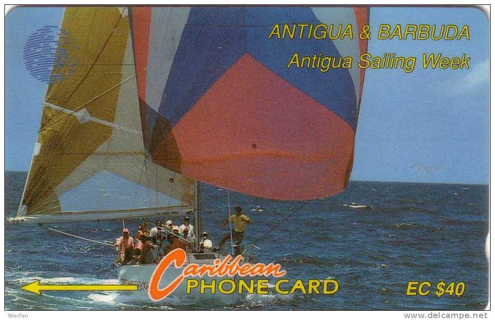 ANTIGUA ET BARBUDA SAILING WEEK 1 40$ 7 CATC....UT SUPERBE - Antigua Y Barbuda