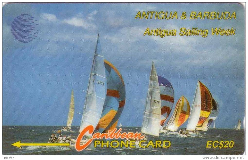 ANTIGUA ET BARBUDA SAILING WEEK 1 20$ 7 CATB....UT SUPERBE - Antigua U. Barbuda