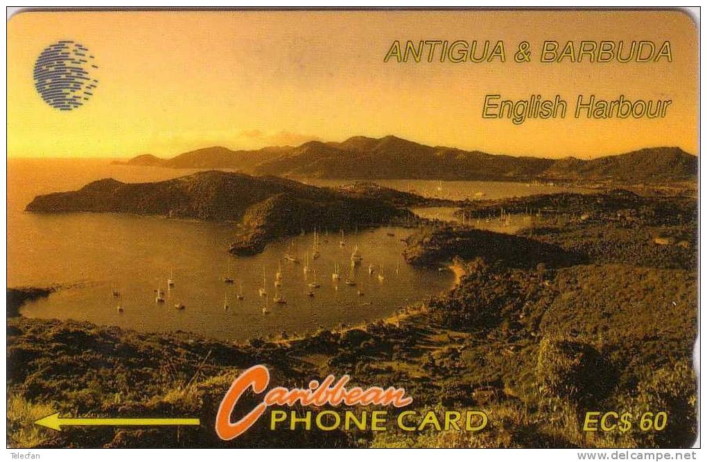 ANTIGUA ET BARBUDA ENGLISH HARBOR PORT ANGLAIS NEW LOGO 9CATA....UT SUPERBE - Antigua Et Barbuda