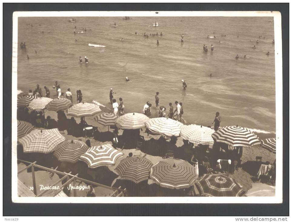 PESCARA  1939 - LA SPIAGGIA. - Pescara