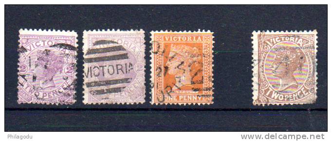 Reine Victoria, 76-85-101 - Used Stamps