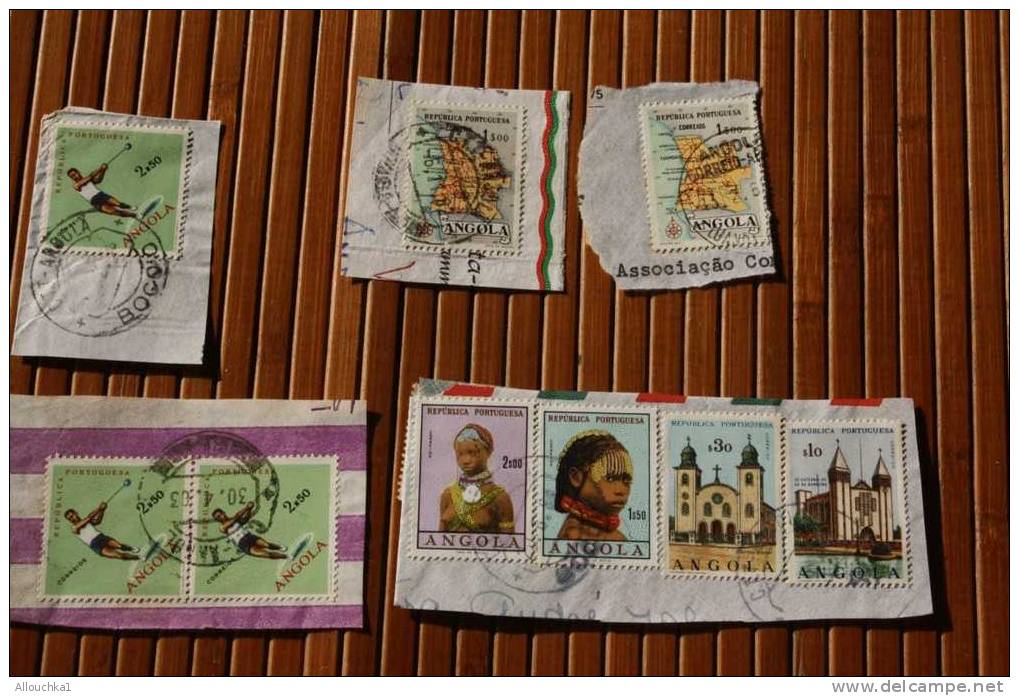 10 TIMBRES Oblitérés >>>   ANGOLA - Angola