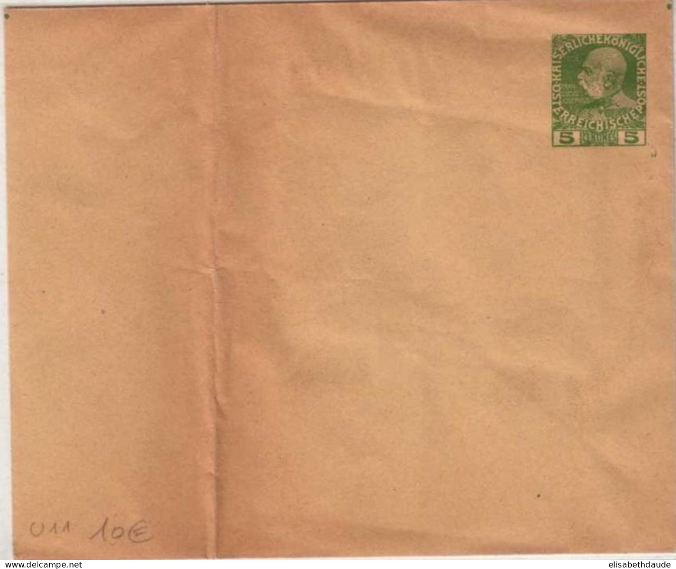 LEVANT AUTRICHIEN - ENVELOPPE ENTIER POSTAL NEUVE (AVEC DEFAUT) - REF MICHEL : U11 - Oriente Austriaco