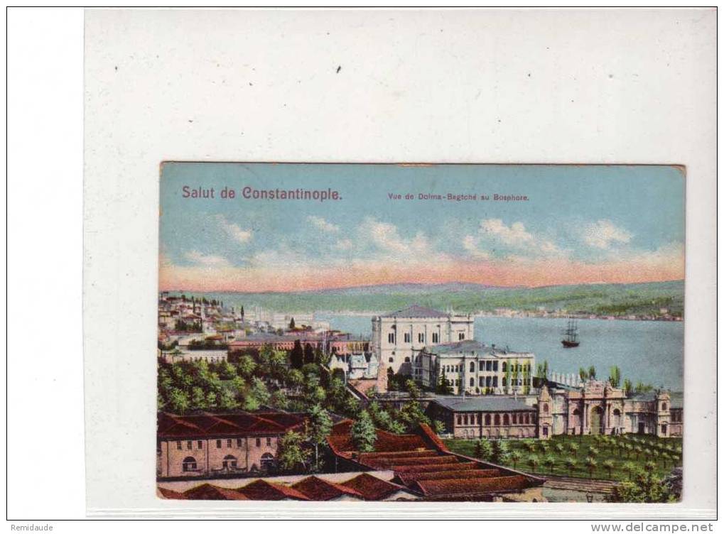 LEVANT AUTRICHIEN - 1908 - CARTE POSTALE De CONSTANTINOPLE (TURQUIE) Pour PARIS - Levant Autrichien