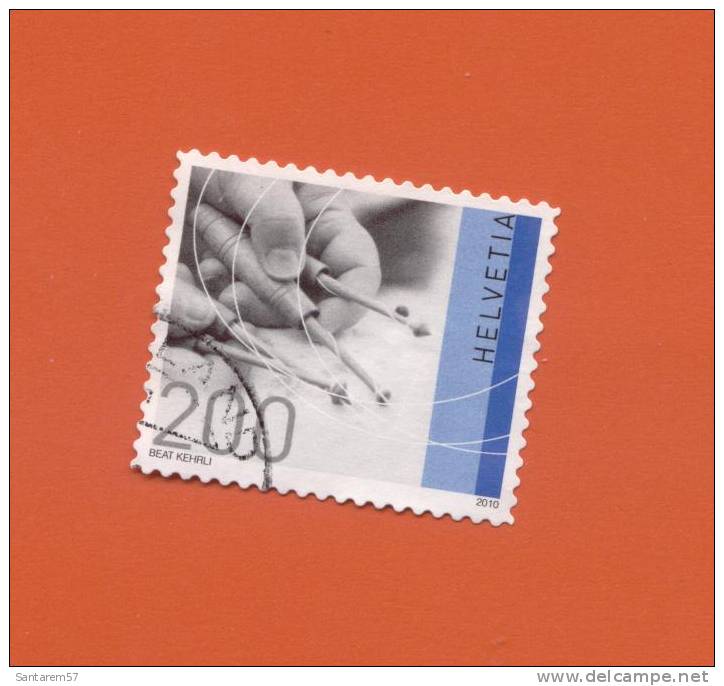 Timbre Oblitéré Used Stamp Selo Carimbado BEAT KEHRLI 200 HELVETIA SUISSE 2010 - Gebraucht