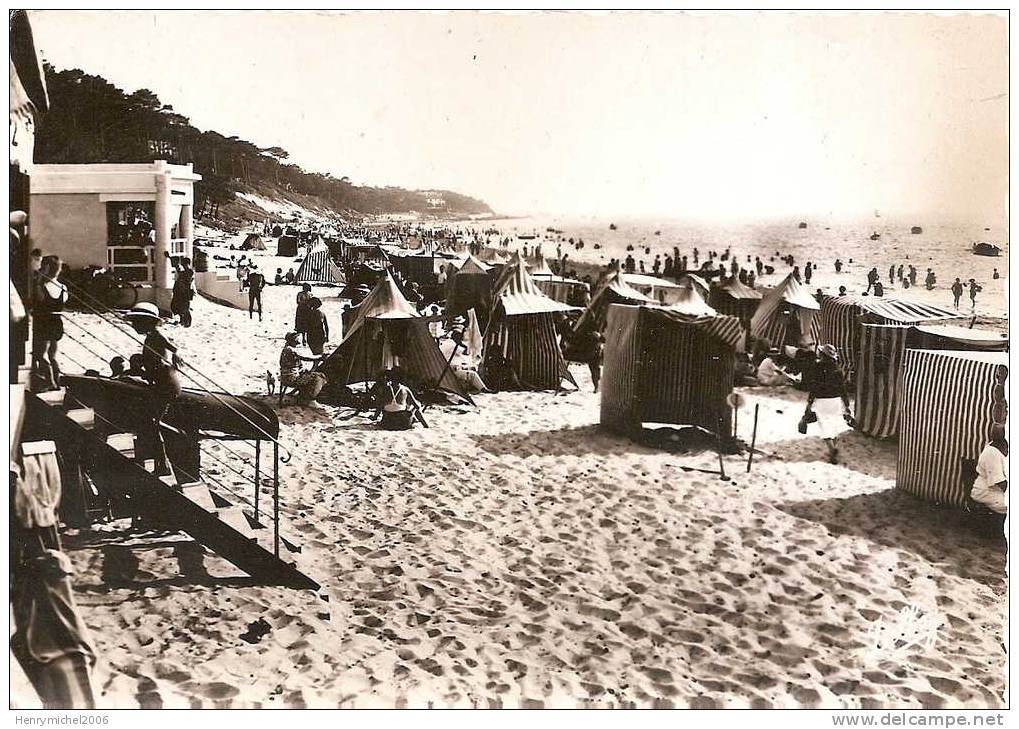 Gironde - Arcachon , Plage Des Abatilles En 1946, Ed Renaud Buzaud De Bordeaux - Arcachon