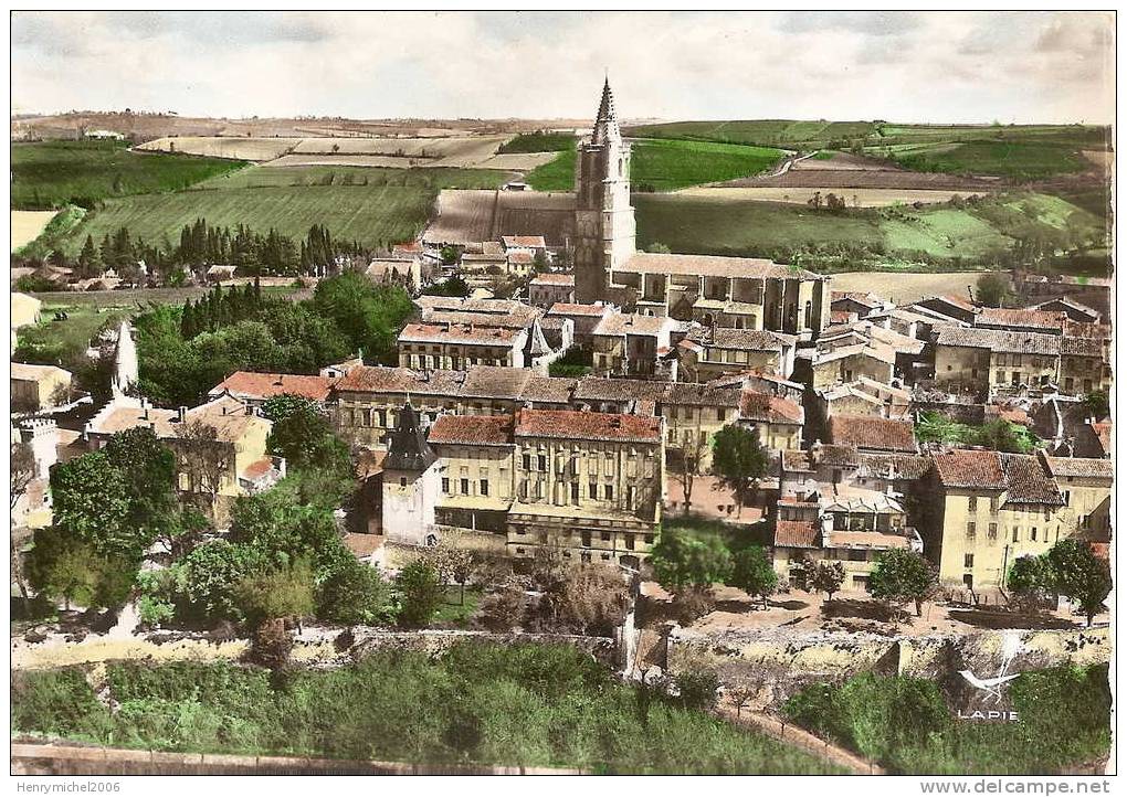 Haute Garonne - Avignonet Lauragais , Vue Aérienne Ed Photo Lapie - Andere & Zonder Classificatie