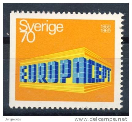 Sweden Very Nice MNH Single Imperforated On Left " Europa Stamp " - Neufs