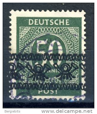 1948 Germany Overprinted 50 Pfg Posthorn Stamp VF Used, Scarce - Other & Unclassified