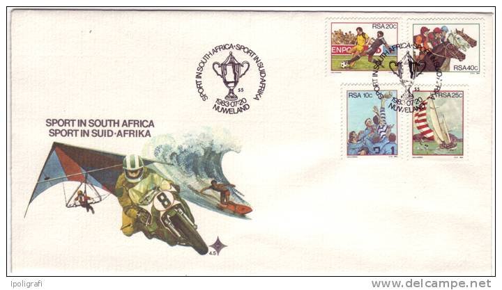 South Africa - 1983 - First Day Cover - Sport In South Africa - Other & Unclassified