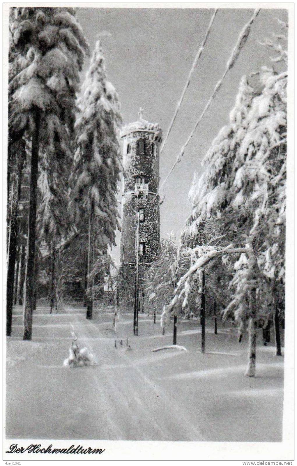 Hochwaldturm Bei Zittau, Ungelaufen, Um 1925 - Zittau