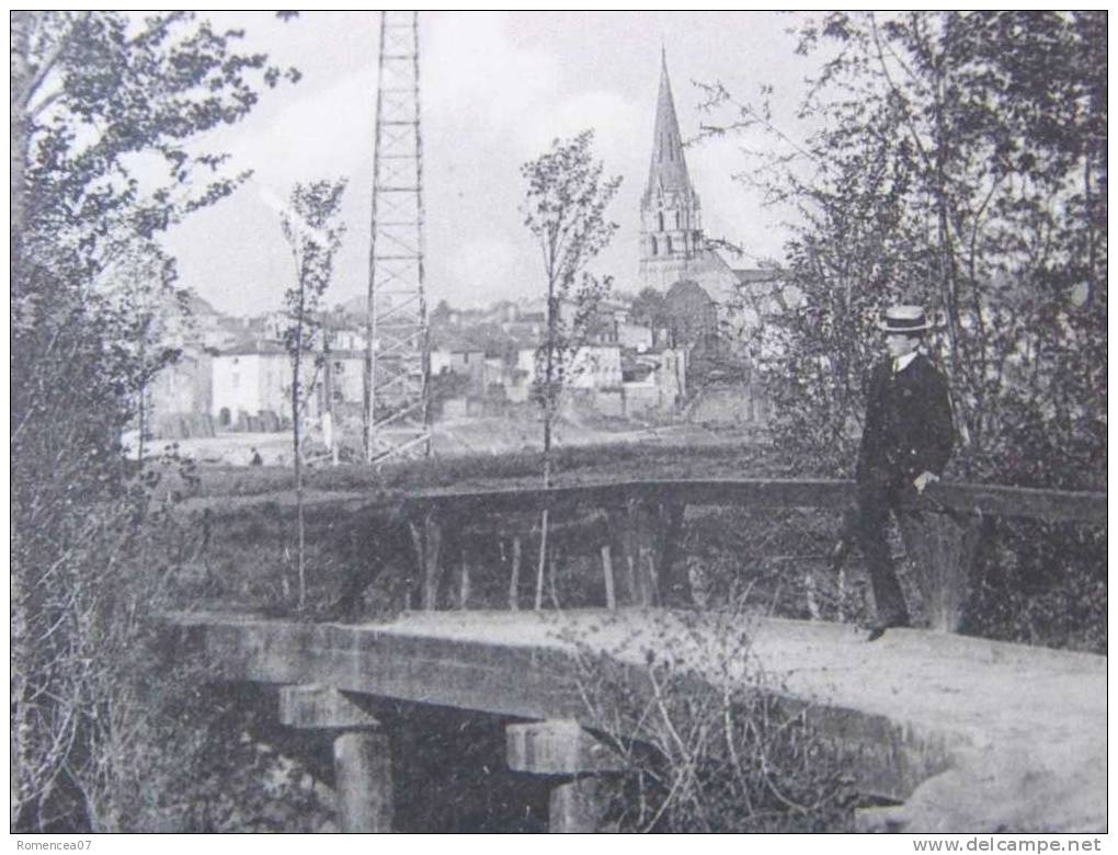 LANGON - Vue à Travers Les Obiers De La Première Ponte - Animée - Carte Taxée - Langon