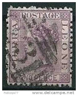 Sierra Leone 1872/73  Q. Victoria  2 P - Wz.CC  (Z 12 1/2)  Mi-Nr.4 A  Gestempelt / Used - Sierra Leone (...-1960)