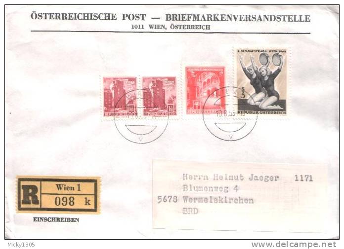 Österreich / Austria - Einschreiben / Registered Letter (y361) - Storia Postale