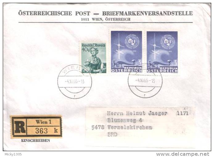 Österreich / Austria - Einschreiben / Registered Letter (y362) - Lettres & Documents