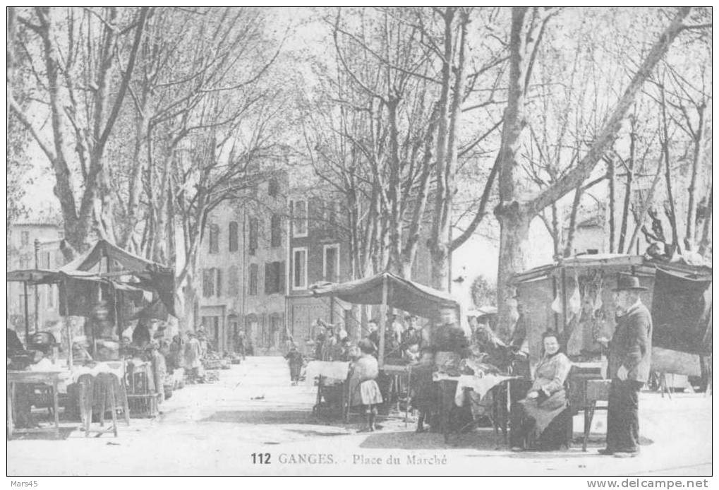 Ganges,Hérault,place Du Marché,reproduction - Ganges