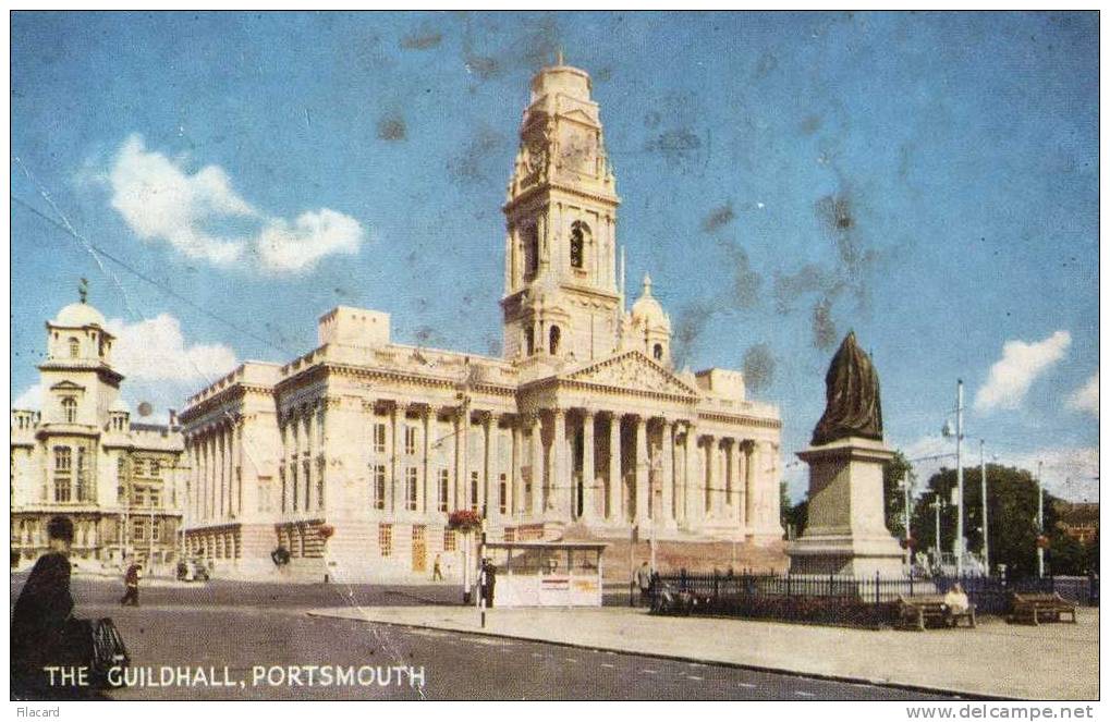 12791    Regno  Unito    Portsmouth ,  The  Guildhall,  VG  1960 - Portsmouth