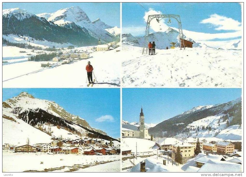 Wintersportplatz Splügen Im Rheinwald GR Stempel ! 1969 - Rheinwald