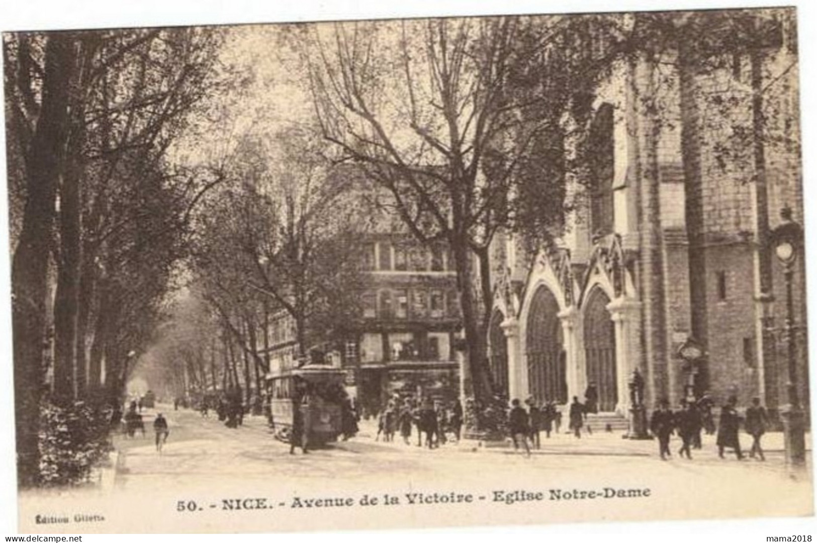 NICE   Avenue De La Victoire     Transport  Urbain - Transport Ferroviaire - Gare