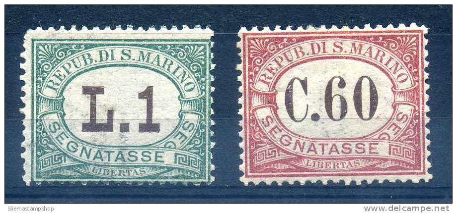 SAN MARINO - 1924 TAX STAMPS - V3289 - Neufs