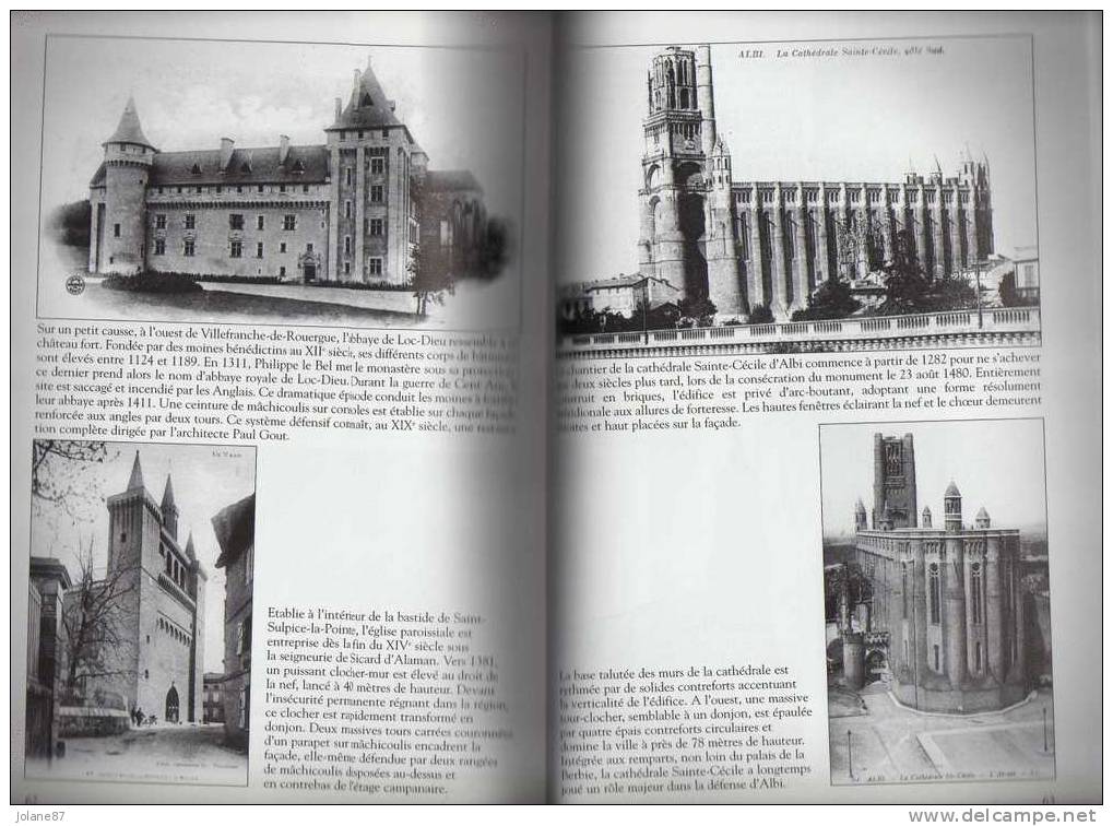 LIVRE         LES EGLISES FORTIFIEES DU MIDI DE LA FRANCE          PH. PECOUT - Archéologie