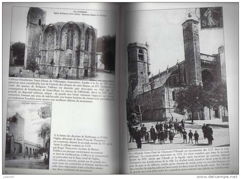 LIVRE         LES EGLISES FORTIFIEES DU MIDI DE LA FRANCE          PH. PECOUT - Archéologie