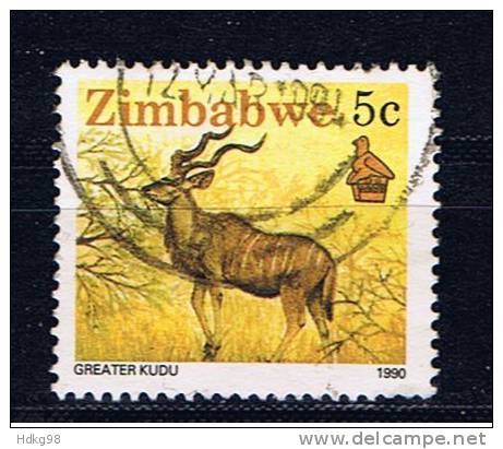ZW+ Simbabwe 1990 Mi 422 Kudu - Zimbabwe (1980-...)
