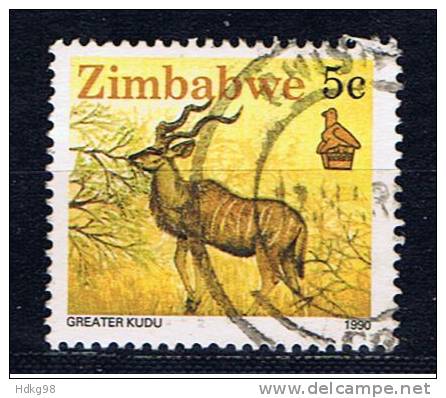 ZW+ Simbabwe 1990 Mi 422 Kudu - Zimbabwe (1980-...)