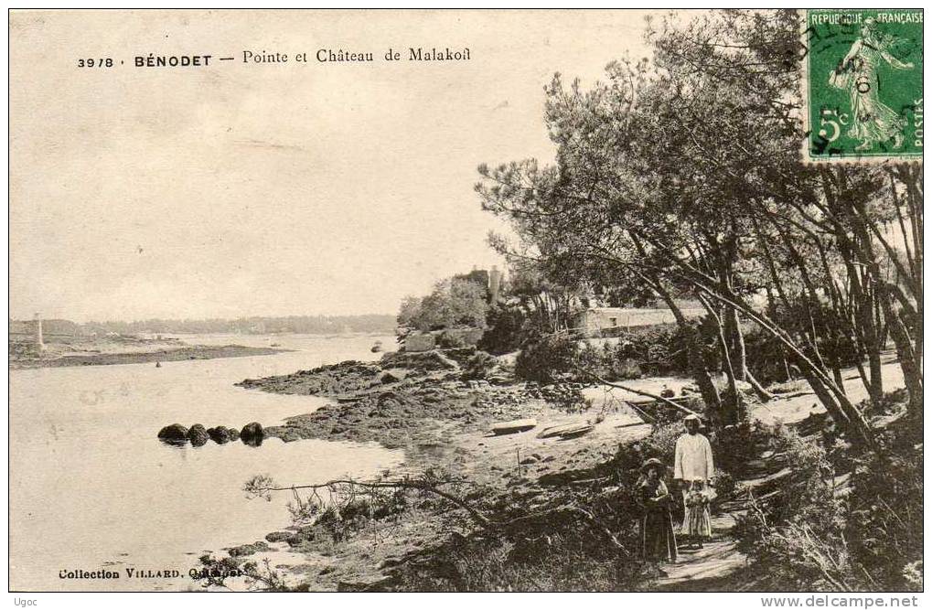 CPA - 29 - BENODET - Pointe Et Château De Malakoft - 850 - Bénodet