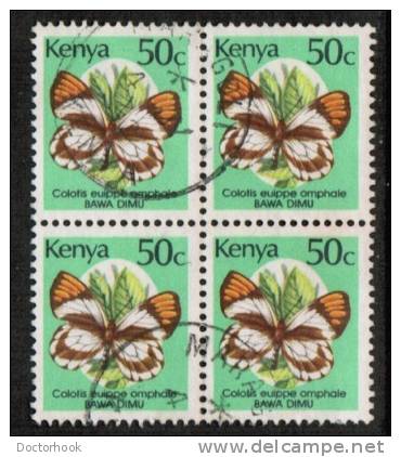 KENYA   Scott #  427  VF USED Block Of 4 - Kenya (1963-...)