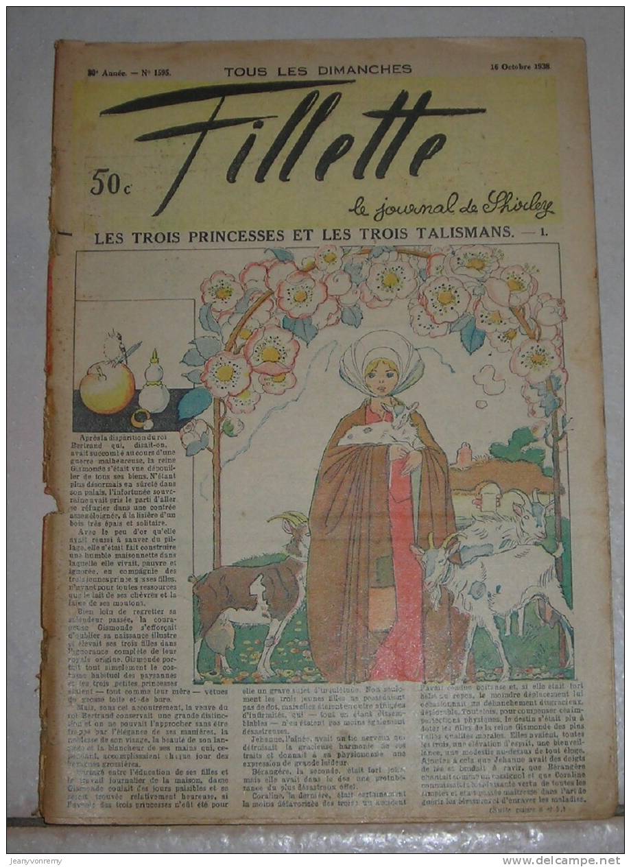 Fillette -16 Octobre 1938 - N°1595. - Andere Magazine