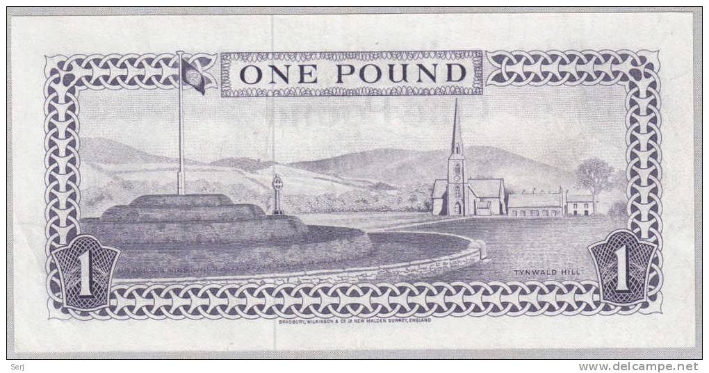 ISLE Of MAN 1 Pound 1972 VF++ P 29c  29 C - 1 Pond