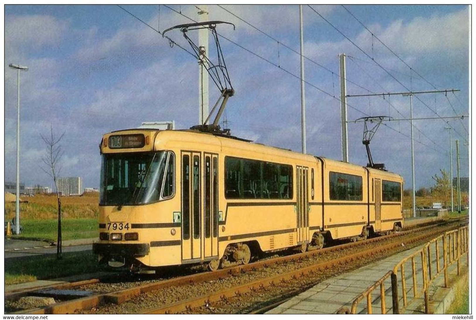 ANDERLECHT-TRAM 103 -HOUBA-DESTROOPER AU TERMINUS HOPITAL ERASME - Anderlecht