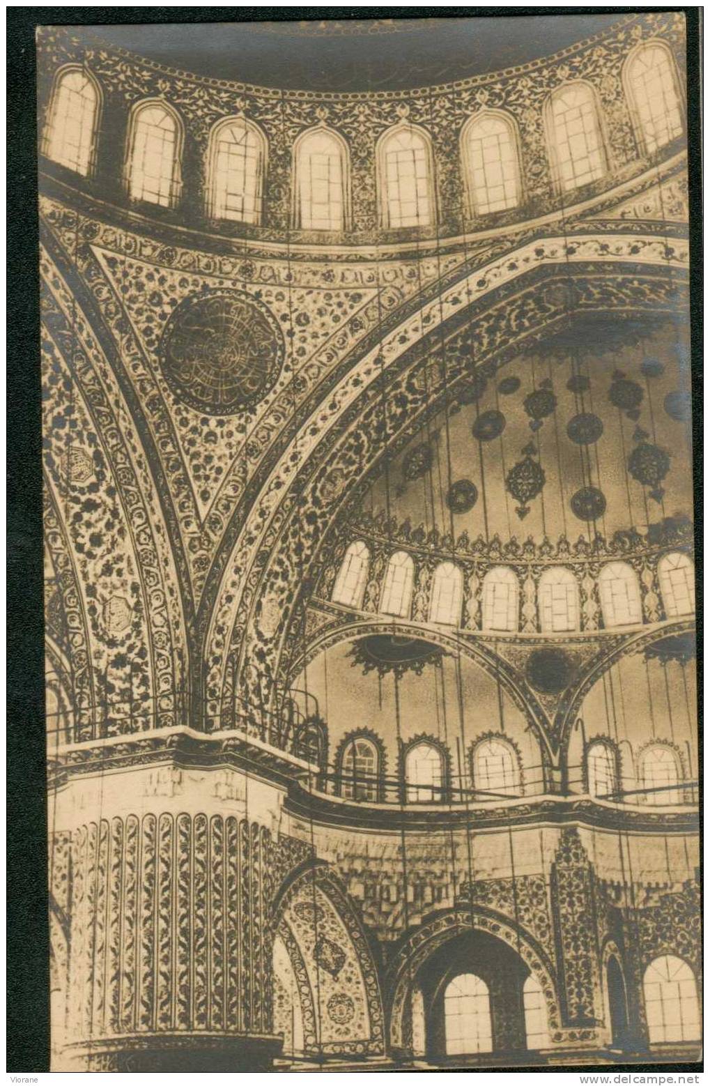 Constantinople - Intérieur De La Mosquée Sultan-Hamed - Turquia