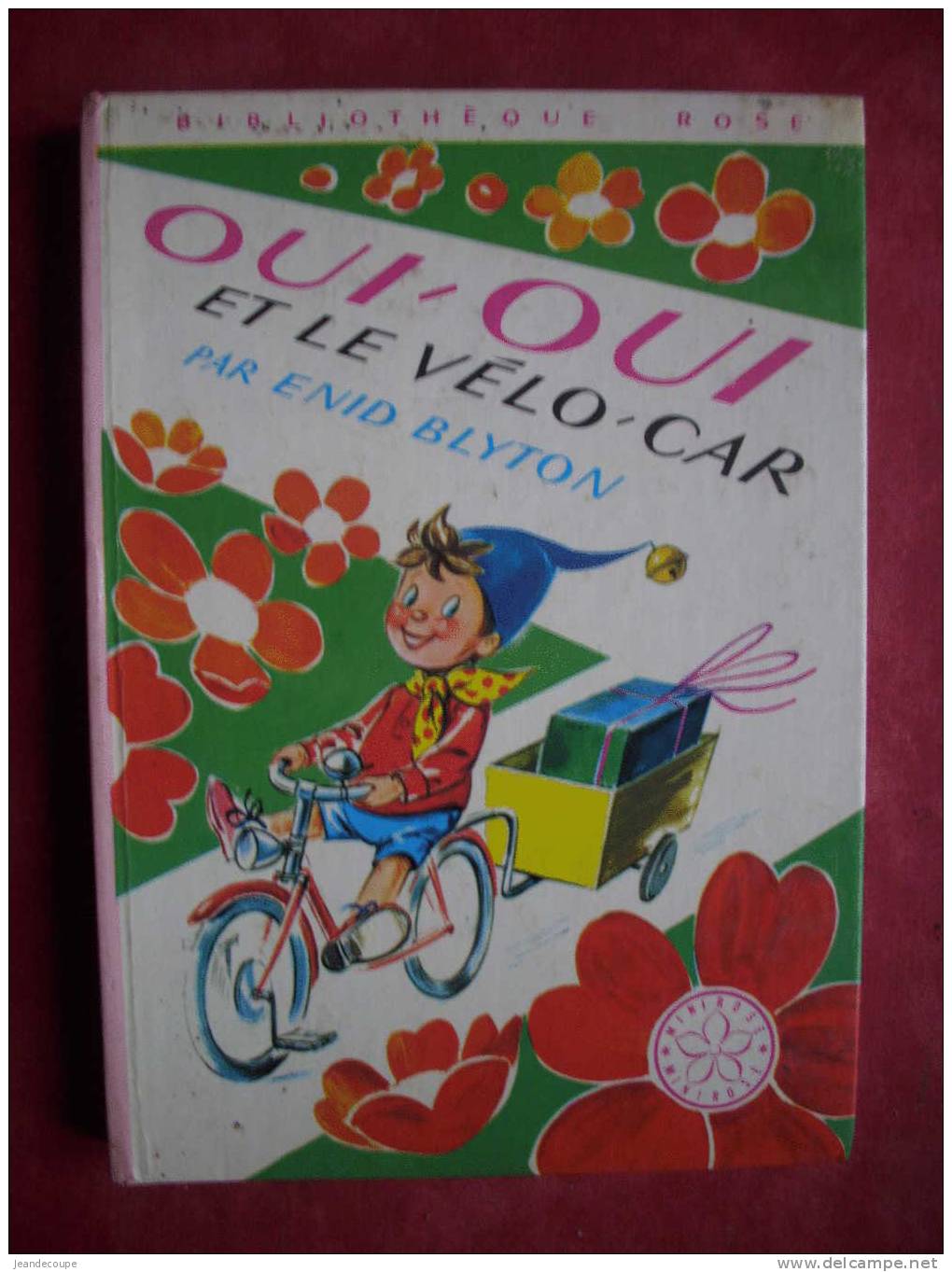 BIBLIOTHEQUE ROSE - Oui Oui Et Le Vélo Car - Enid Blyton - Illustrations ( Jeanne Hives  )   1980 - Bibliotheque Rose