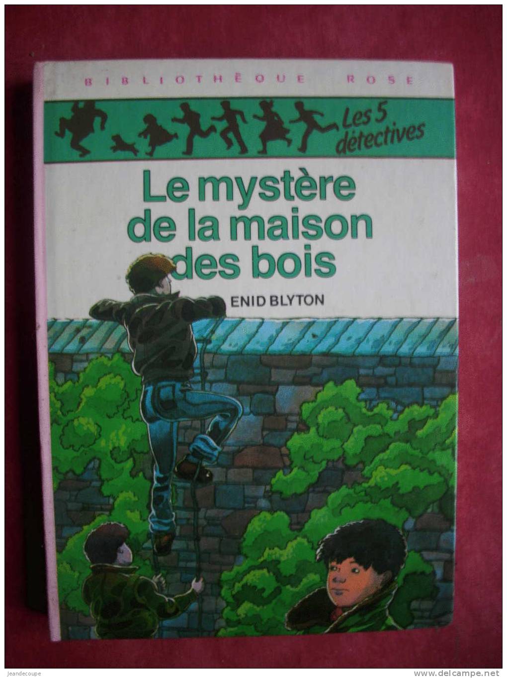 BIBLIOTHEQUE ROSE - Le Mystère De La Maison Des Bois - Enid Blyton- Illustrations ( Patrice Douenat )   1982 - Bibliotheque Rose