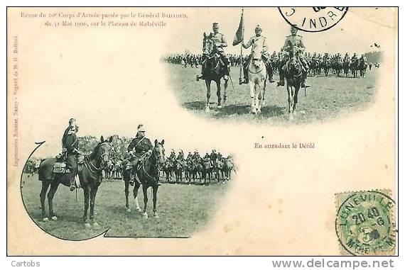 54 Plateau De MALZEVILLE Revue Du 20è Corps D'Armée Le 31 Mai 1906 - Maxeville