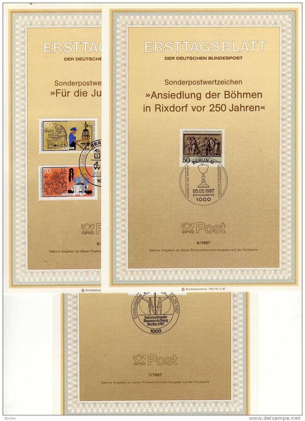 Jahrgang ETB 1987 Berlin-Jubiläum Bis Weihnachten Berlin 772-797 SST 30€ Berliner Ersttagsblätter Documents From Germany - Sonstige & Ohne Zuordnung