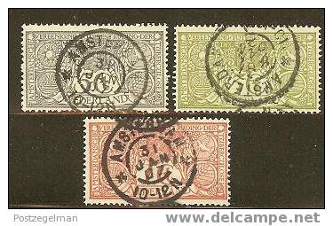 NEDERLAND 1906 Used Stamp(s) TBC "Amsterdam" 69-71 #350 - Oblitérés