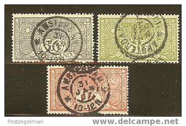 NEDERLAND 1906 Used Stamp(s) TBC "Amsterdam" 69-71 #350 - Usados