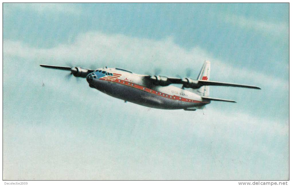B15831 Aviation Airplanes Avions URSS RUSSIA Aeroflot Official PPC AN-10 Not Used Perfect Shape - 1946-....: Moderne