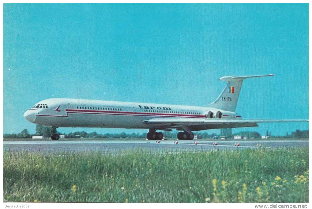 B15833 Aviation Airplanes Avions Tarom Official PPC IL 62 Used Perfect Shape - 1946-....: Moderne