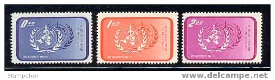 1958 10th Anni. Of WHO Stamps Medicine Health - OMS