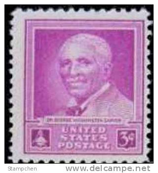 1948 USA  Dr. George Washington Carver Stamp Sc#953 Famous Scientist - George Washington