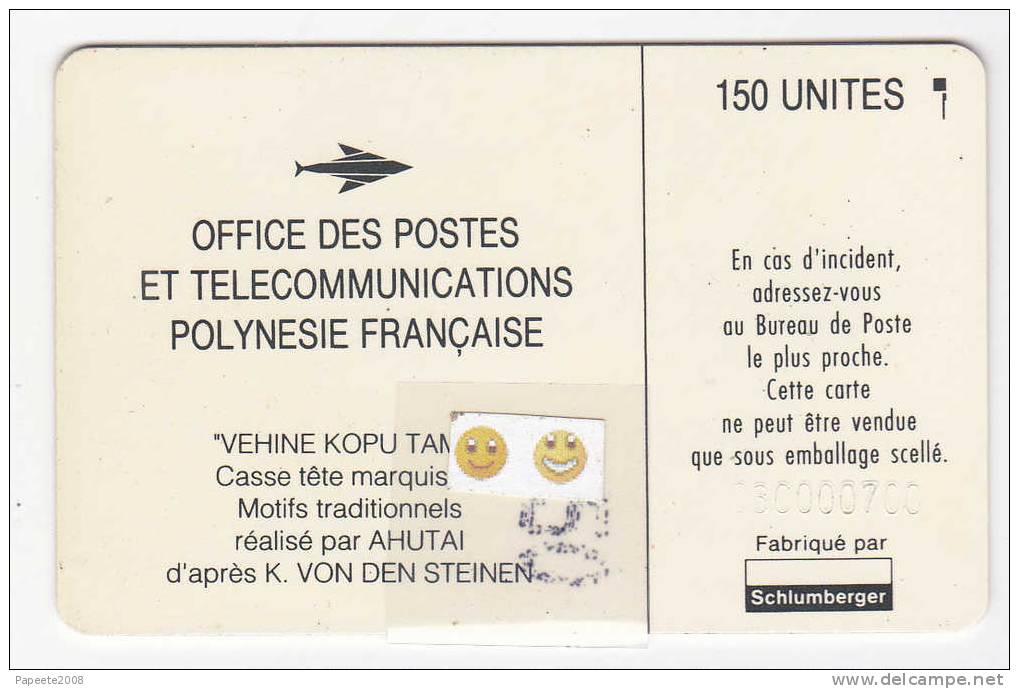 Polynésie Française / Tahiti - PF22 - Vehine Kopu Tama / Casse Tête - SC5 - LUXE - Polynésie Française