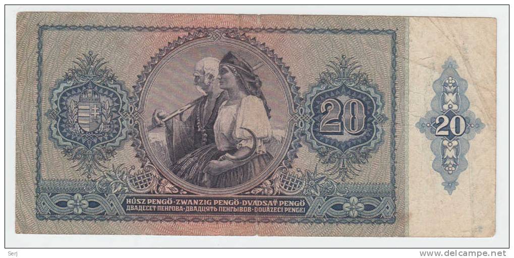 Hungary 20 Pengo 1941 P 109 - Hungary