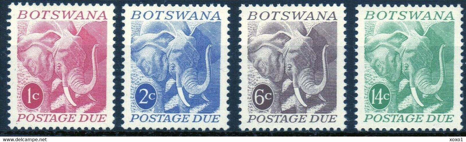 Botswana 1971 MiNr. 4 - 7 Mammals African Bush Elephants 4v MNH** 12,00 € - Elefanten
