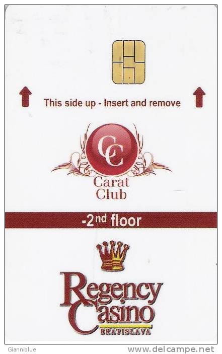 Slovakia - Bratislava Crowne Plaza Regency Casino Chip Key Card (crown/casino) - Grecia